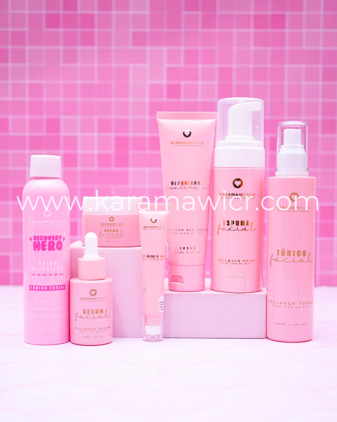 Kit Skin Care Completo de Colágeno + Exfoliante Quimico Karamawi Skin